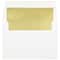 JAM Paper 4.75" x 6.5" Foil Lined Invitation Envelopes, 50ct.